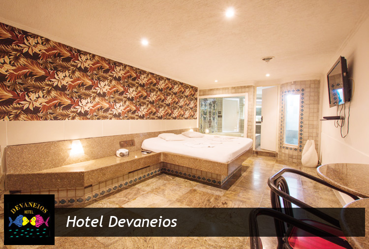 Hotel Devaneios: 4 horas na Suíte Grandes Devaneios ou Nova Tropical. Aproveite: opção com hidromassagem!