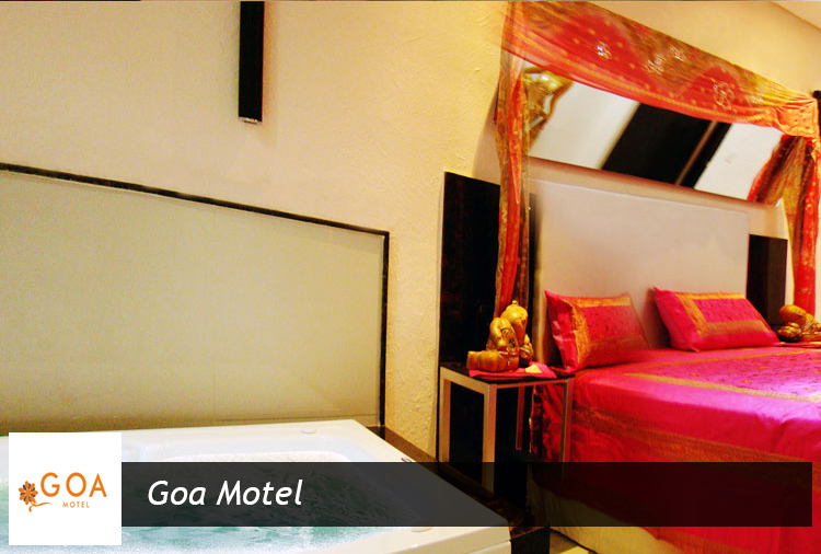 Oferta arrasadora: até 64% off nas suítes do Goa Motel! Opções de Diária, Pernoite, 8h ou 4h!