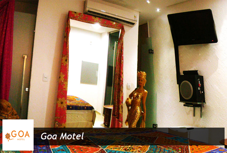 Oferta arrasadora: até 64% off nas suítes do Goa Motel! Opções de Diária, Pernoite, 8h ou 4h!
